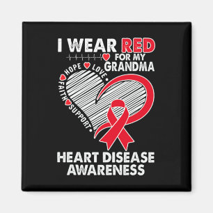 Tran Red for Oma Heart Disease Awareness Chd s Magnet