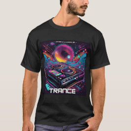 Trance Music - DJ Deck Design - EDM - TECHNO - T-Shirt