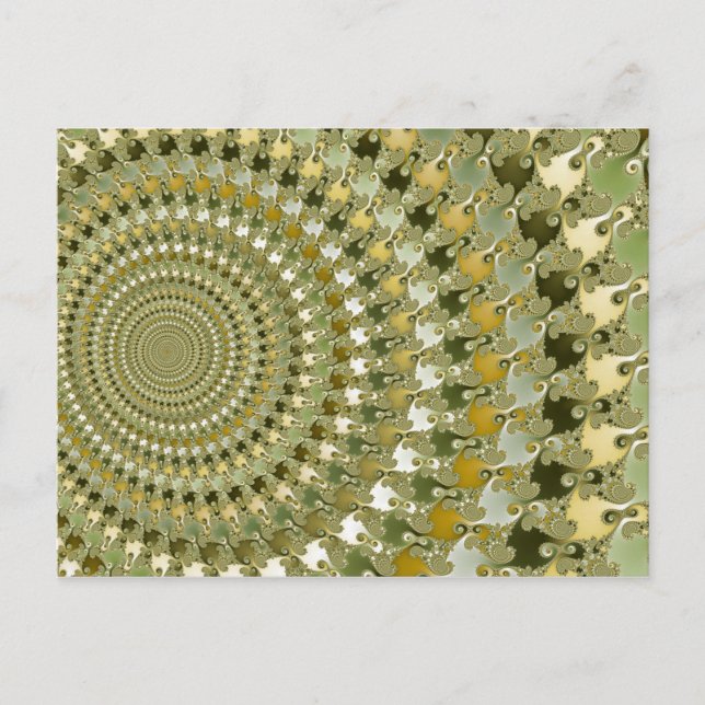 Trance Tunnel - Fraktal Postkarte (Vorderseite)