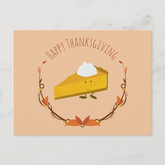 tranche de bon thanksgiving | Carte postale (Devant)