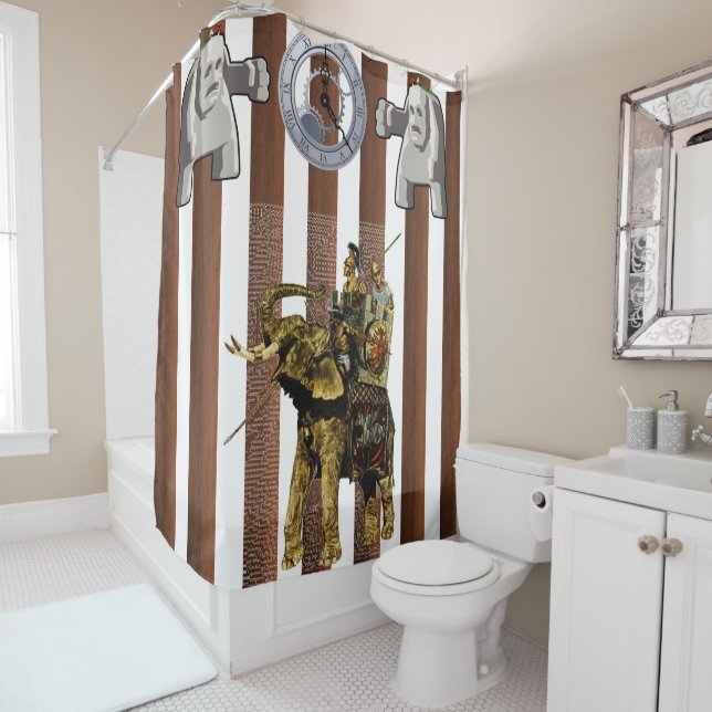 Tranche du rideau de douche (En situation)