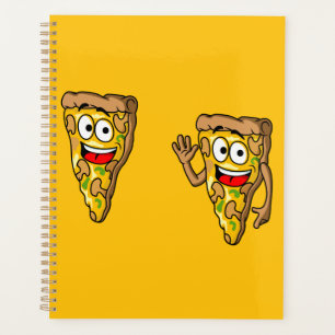 Tranches de pizza aux champignons heureux