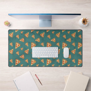 Tranches de pizza cool motif sarcelle vintage