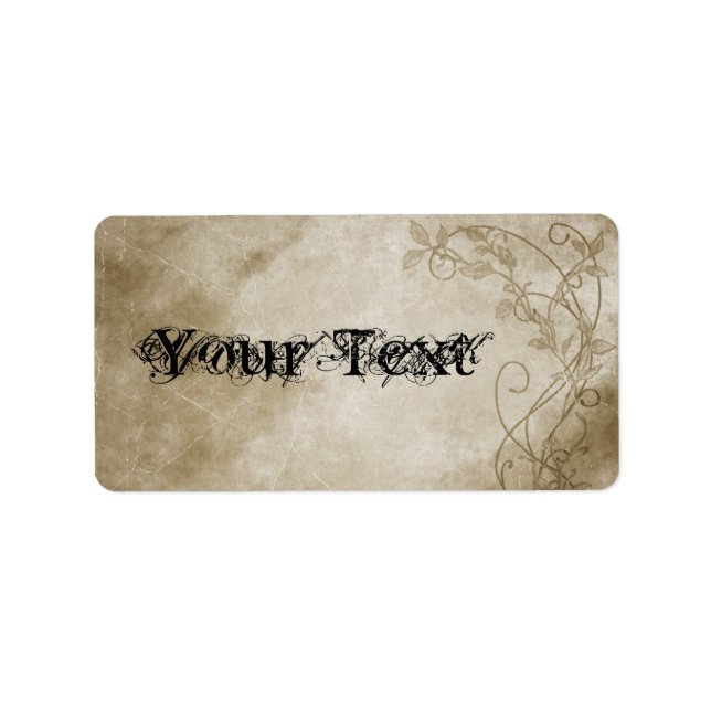 Träne Adressaufkleber (Vorne)