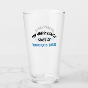 Tränen der Demokraten Glas