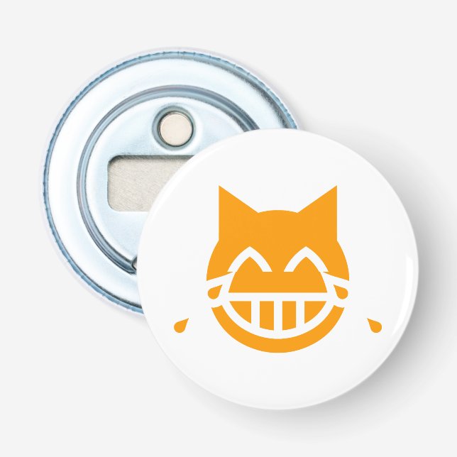 Tränen der Joy Emoji Cat Flaschenöffner (Vorderseite)