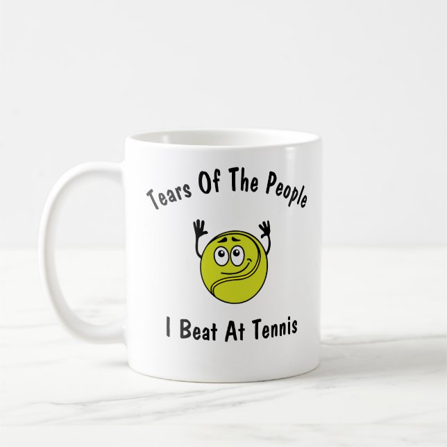 Tränen der Leute, die ich bei der Tennis-Tasse tra Kaffeetasse (Links)