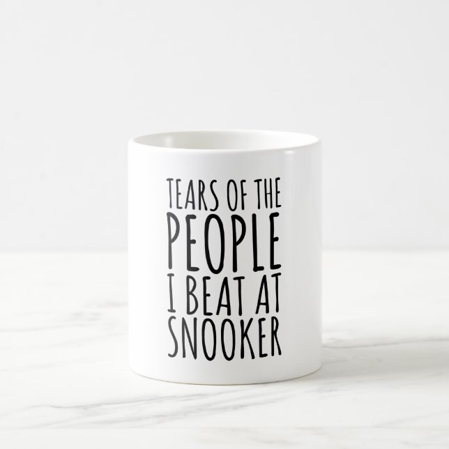 Tränen der Leute, die ich bei Snooker trage Kaffeetasse (Mittel)