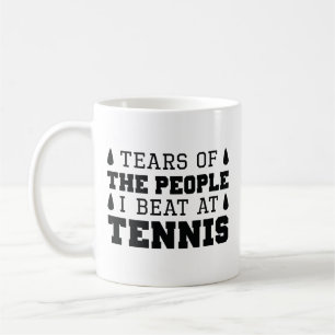 Tränen der Leute, die ich bei Tennis trage Kaffeetasse