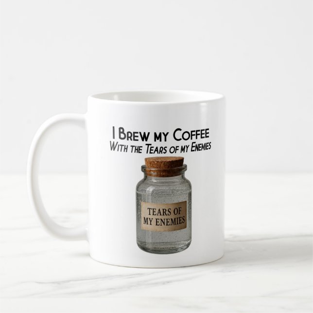 Tränen meiner Feinde Kaffeetasse (Links)