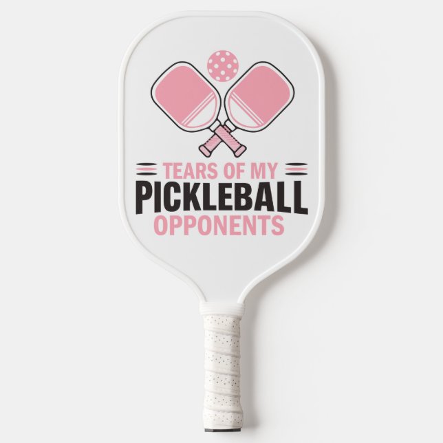 Tränen meiner Gegner im Pickleball - Funny Pickleball Schläger (Vorderseite)