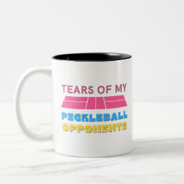 Tränen meiner Gegner im Wahlkampf Zweifarbige Tasse