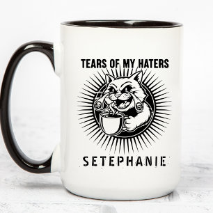 Tränen meiner Hasser Tasse, Lustige Katzen Tasse, Tasse