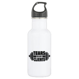 Tränen meiner Kunden Personal Trainer Geschenkstei Edelstahlflasche