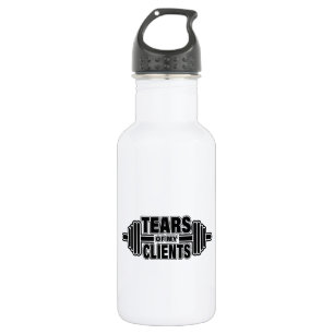 Tränen meiner Kunden Personal Trainer Geschenkstei Edelstahlflasche