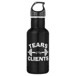 Tränen meiner Kunden Personal Trainer Geschenkstei Edelstahlflasche