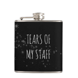 Tränen meiner Mitarbeiter Funny Boss Geschenkflasc Flachmann