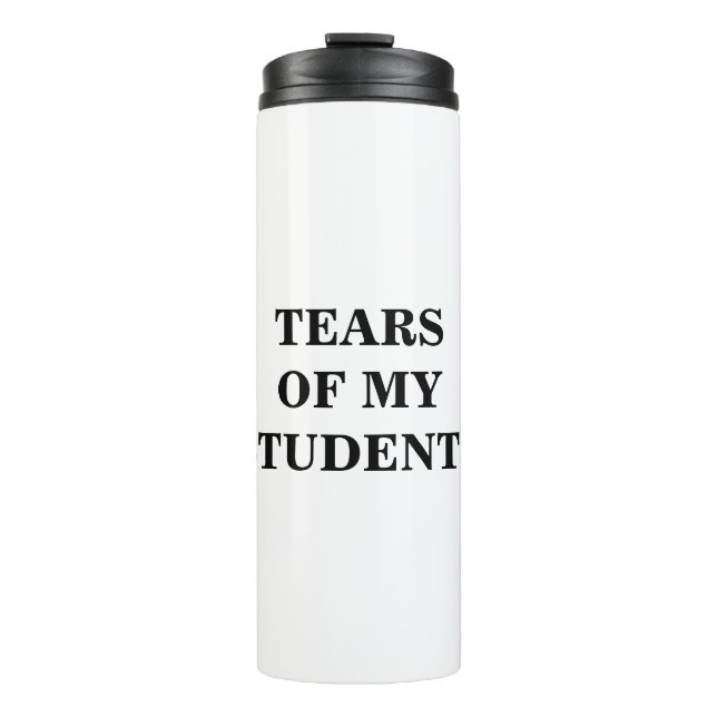 Tränen meiner Schüler Wasser Flasche (Vorderseite)