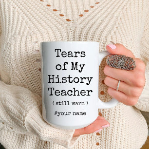 Tränen meines Geschichtslehrers immer noch wärm wi Zweifarbige Tasse