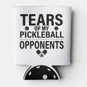 Tränen meines Pickleball Funny Minimal Pickleball Dosenkühler