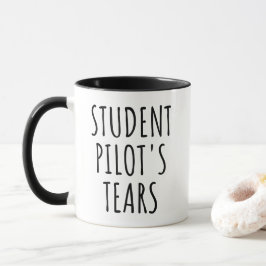 Tränen von Flugschülern Lustiger Flug Humor Tasse