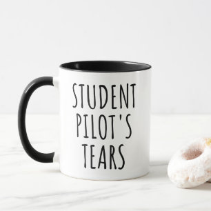 Tränen von Flugschülern Lustiger Flug Humor Tasse
