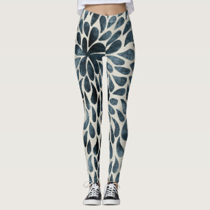 Tränenförmige Blütenblätter Leggings
