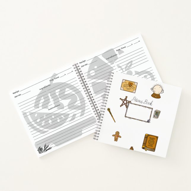 Tränke & Magic Zaubers Journal Notizbuch (Innenseite)