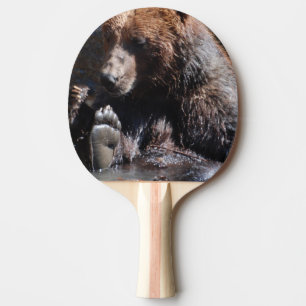 Tränkender Bär Tischtennis Schläger