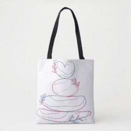 Tranquie Energie - Zen farbenfrohe Tote Tasche