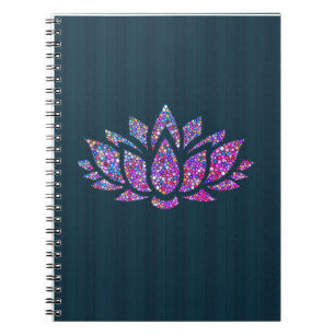 Tranquil aquamarines u. notizblock