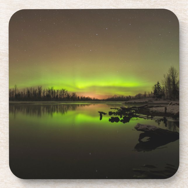 Tranquil Aurora Untersetzer (Vorderseite)