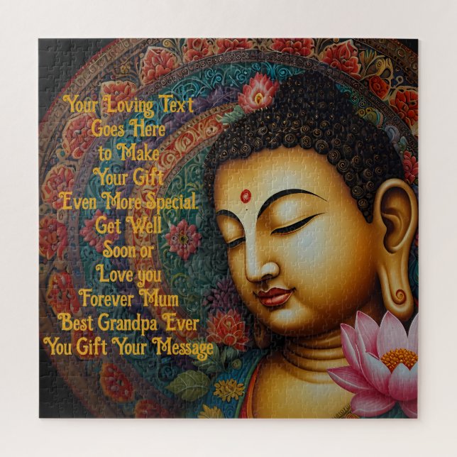 Tranquil Buddha Personalisierte Nachricht - Zen-Ge (Vertikal)