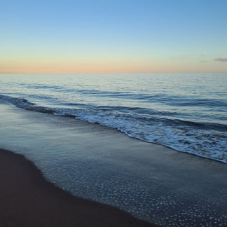 Tranquil Devon Sunset Beach Notebook Notizblock