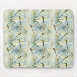 Tranquil Dragonfly Watercolor-Stil Mousepad