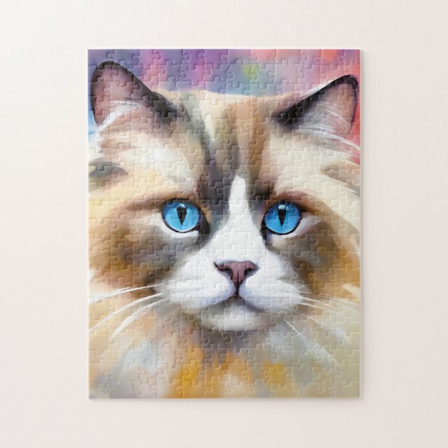 Tranquil Elegant Ragdoll Cat (Vertikal)