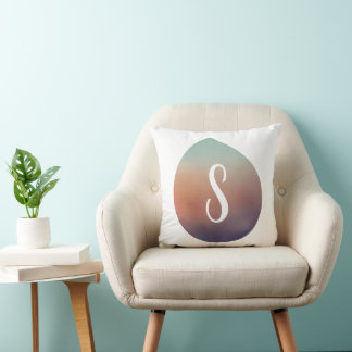 Tranquil Gradient Teardrop Kissen