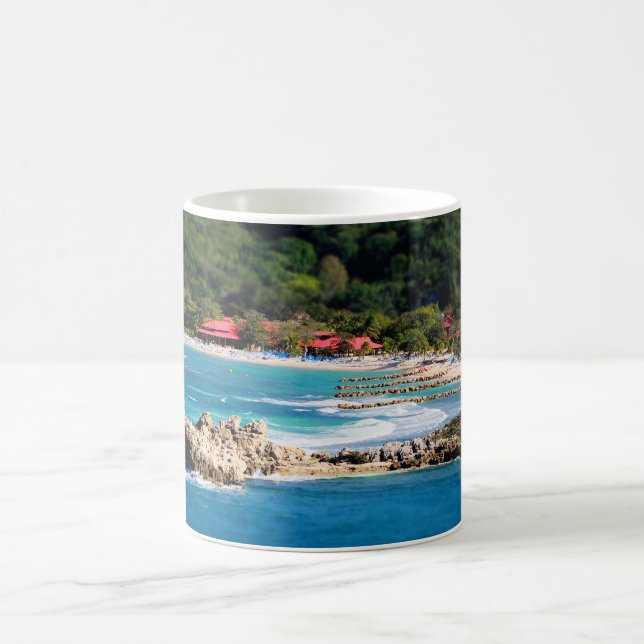 Tranquil Island Paradise Labadee Haiti Kaffeetasse (Mittel)