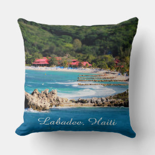 Tranquil Island Paradise Labadee Haiti Kissen