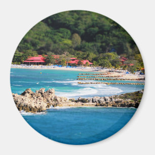 Tranquil Island Paradise Labadee Haiti Magnet