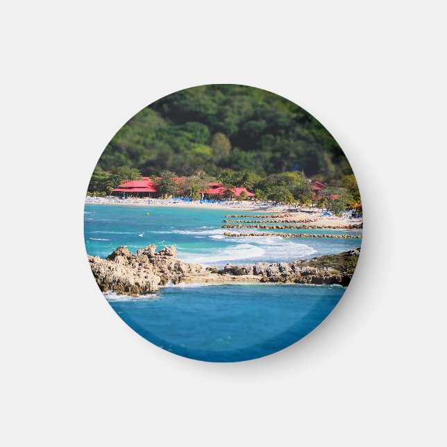 Tranquil Island Paradise Labadee Haiti Magnet (Vorne)