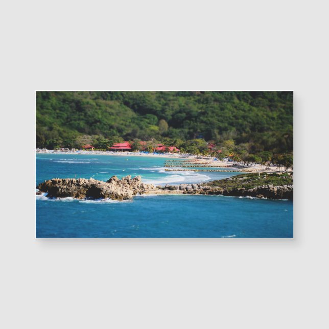 Tranquil Island Paradise Labadee Haiti Magnetkarte (Vorderseite)