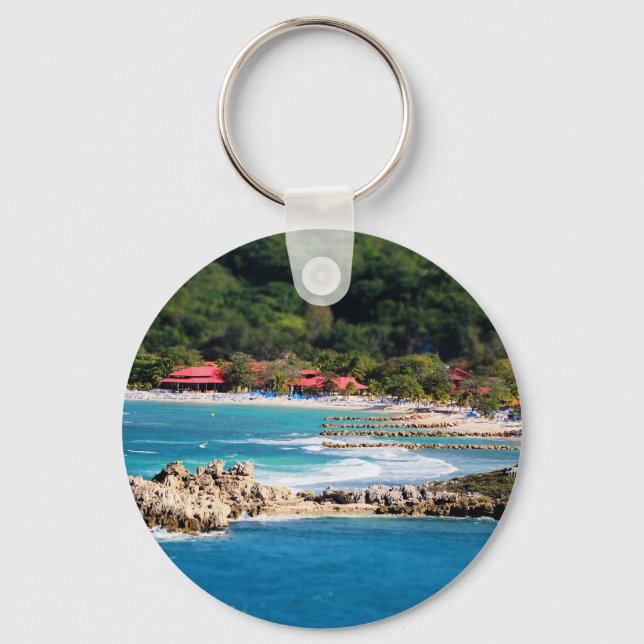Tranquil Island Paradise Labadee Haiti Schlüsselanhänger (Vorderseite)