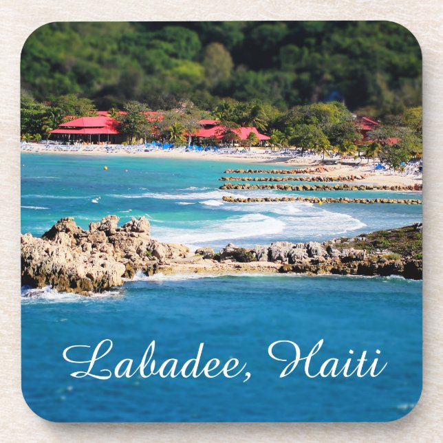 Tranquil Island Paradise Labadee Haiti Untersetzer (Vorderseite)