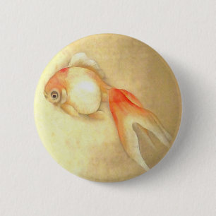 Tranquil Japanischer Goldfish Button