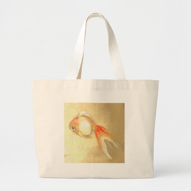 Tranquil Japanischer Goldfish Jumbo Stoffbeutel (Vorne)