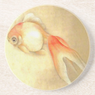 Tranquil Japanischer Goldfish Untersetzer