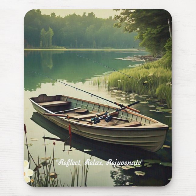 "Tranquil Lake Reflections" Mousepad (Vorne)