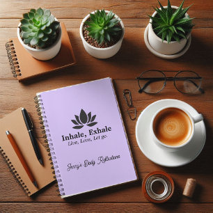 Tranquil Lotus: Einatmen, Exhale Inspiration indiv Planer