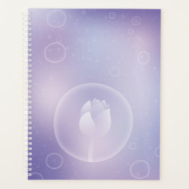 Tranquil Lotus Hardcover Daily Planner Planer